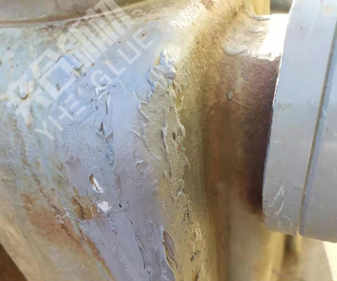 铸铁水泵开裂用什么金属胶可以粘？ 奕合水泵机壳修补胶解决您的粘接问题