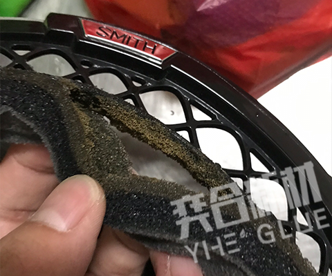 挡风镜海绵专用胶-奕合供应软性环保强度达到撕裂材质不脱胶的海绵胶水