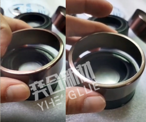 PP套接金属用胶方案 奕合高强度透明环保PP塑料胶水轻松粘牢固