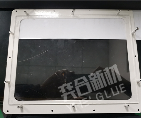 喷漆铝板粘亚克力胶金属结构ab胶水_奕合在化工行业的用胶案例
